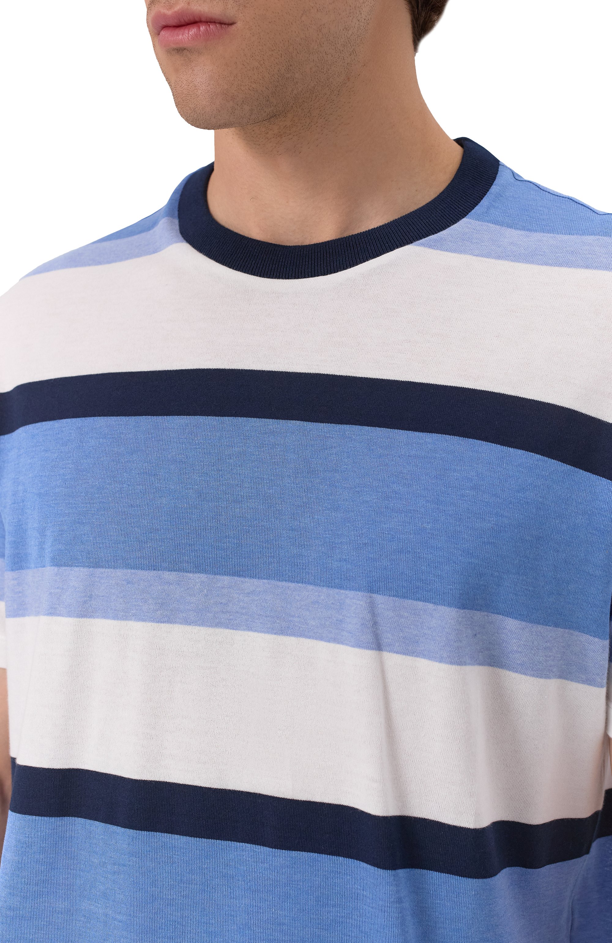 Хлопковая футболка PAUL&SHARK, арт. 25411022, фото 5