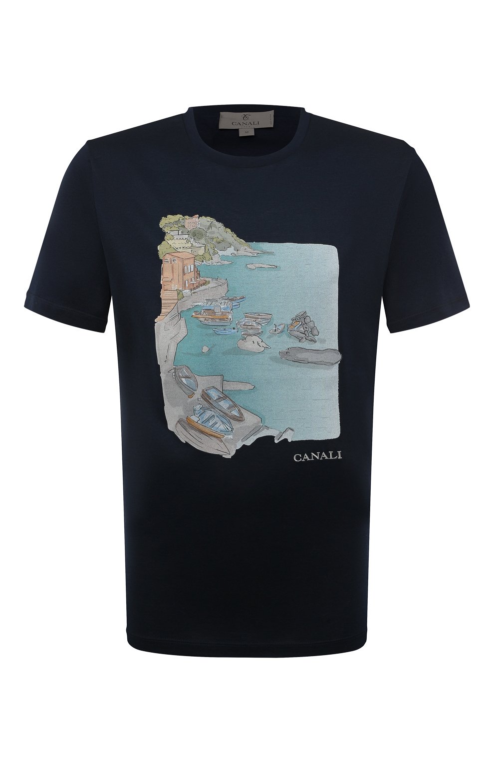 Хлопковая футболка CANALI, арт. T0003/MJ01907, фото 1