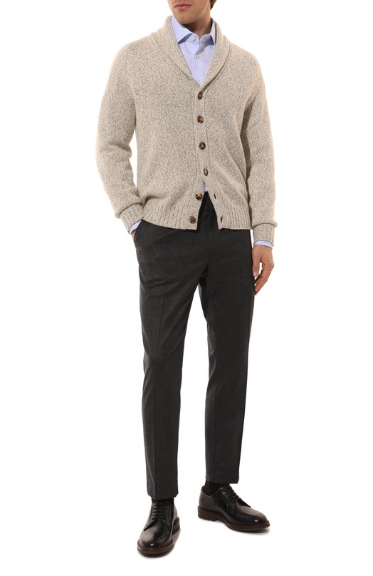 Хлопковая сорочка Corneliani 94P100-9411700 Голубой  94P100-9411700 Фото 2