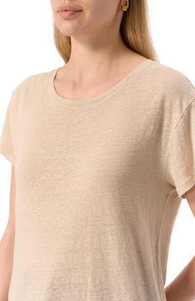 Льняная футболка BOSS ORANGE, арт. 50540431, фото 5