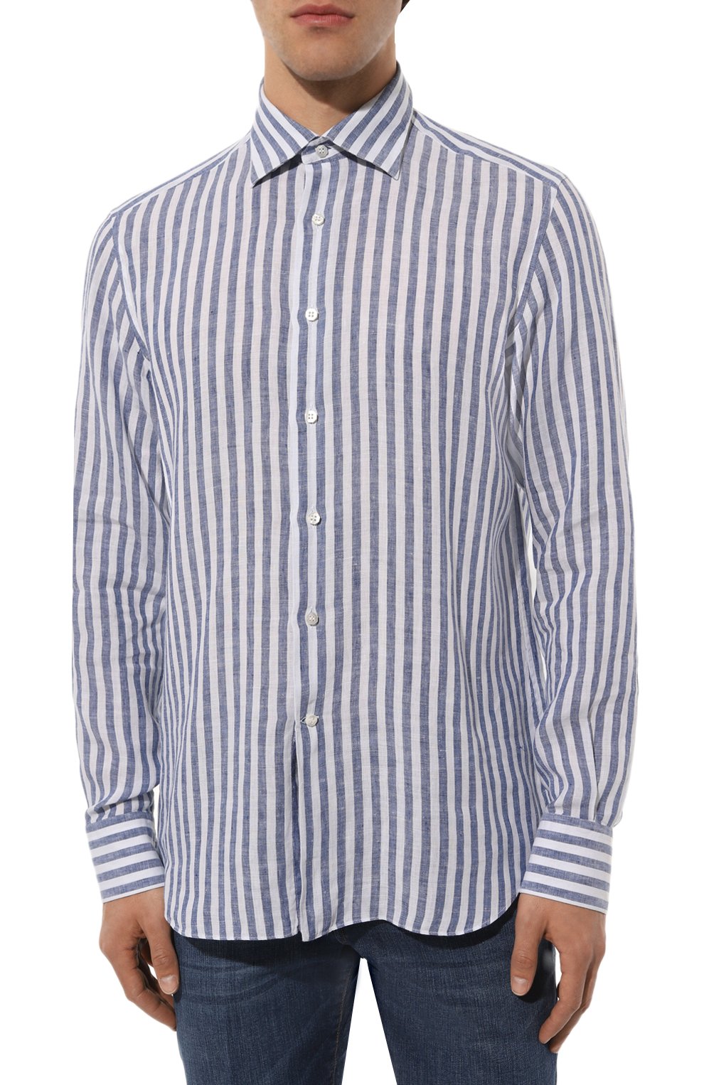 Льняная рубашка STEFANO RICCI, арт. MC003685/LX2511, фото 3