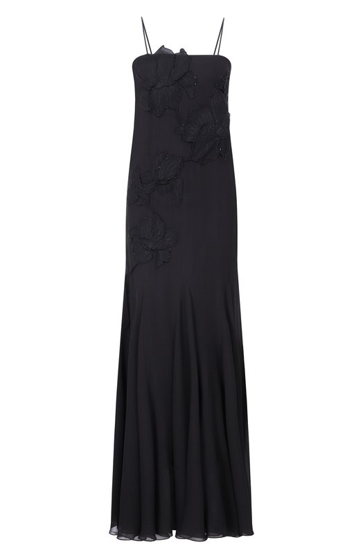 Шелковое платье Nina Ricci 26PCR0032/SE1417 Чёрный 26PCR0032/SE1417