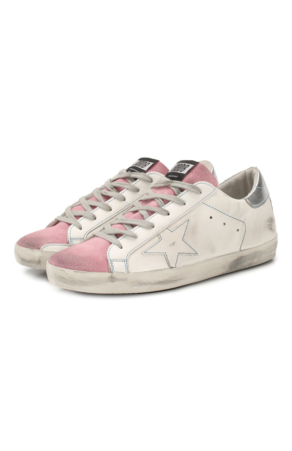 Кожаные кеды superstar GOLDEN GOOSE DELUXE BRAND, арт. G36WS590.S57, фото 1
