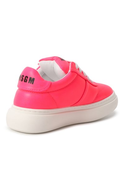 Кеды MSGM KIDS фуксия цвета по цене 22800 руб., арт. 79832/VAR2/28-35, фото 3 Кеды MSGM KIDS, арт. 79832/VAR2/28-35, фото 3