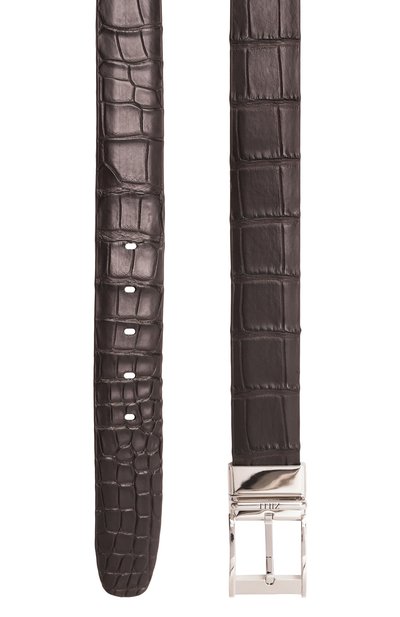 Двусторонний ремень из кожи каймана ZILLI, арт. BR0135M1002VPAL00/120, фото 4