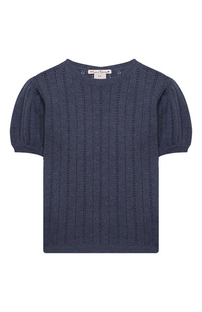 Кашемировый пуловер OSCAR ET VALENTINE голубого цвета по цене 27750 руб., арт. TOP15, фото 1 Кашемировый пуловер OSCAR ET VALENTINE, арт. TOP15, фото 1