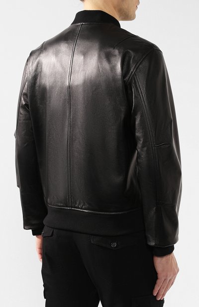 Кожаный бомбер DSQUARED2, арт. S74AM0891/SY1352, фото 4