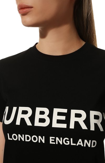Хлопковая футболка BURBERRY, арт. 8011651, фото 5