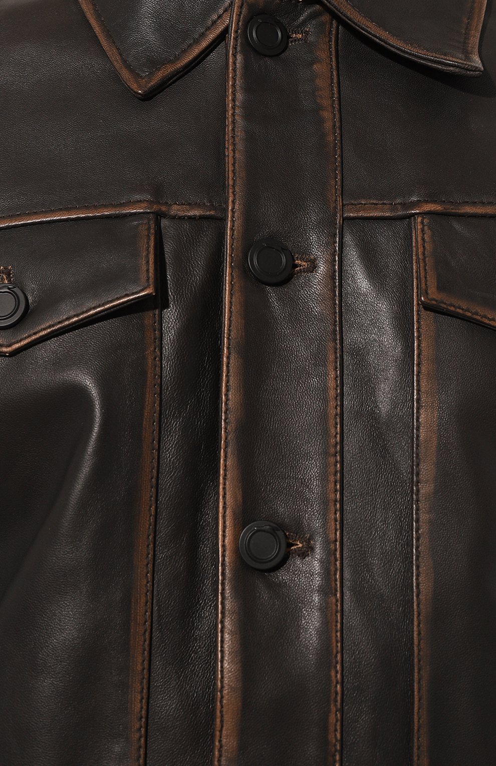 Кожаная куртка-рубашка TRUSSARDI, арт. 52S00918-2P000321, фото 5