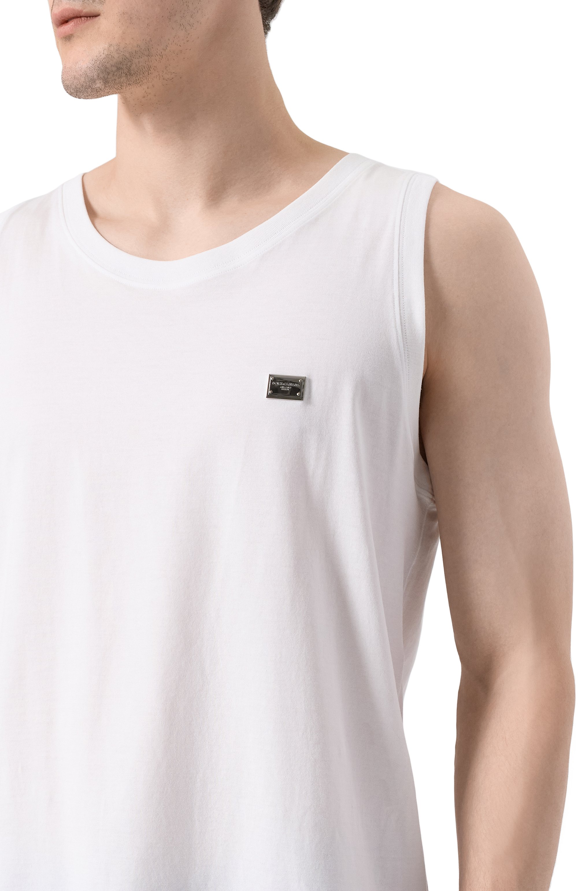 Хлопковая майка DOLCE & GABBANA, арт. G8QJ5T/G7N7A, фото 5