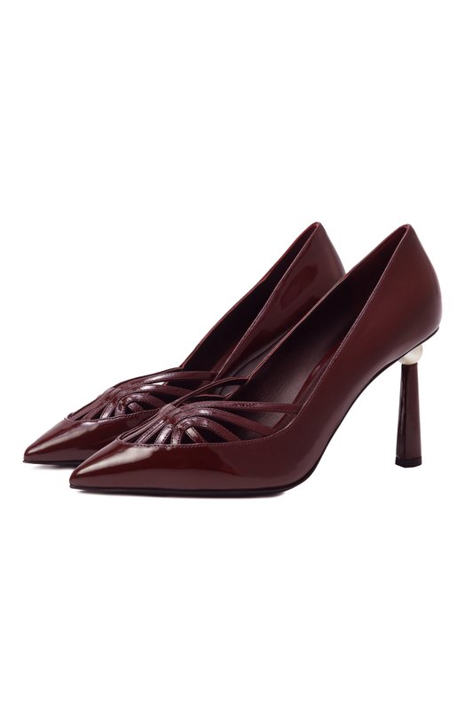 Лакированные туфли Gaia 95 Alevi Milano L26W4002.R.1261345/AMBER CHARME Бордовый L26W4002.R.1261345/AMBER CHARME