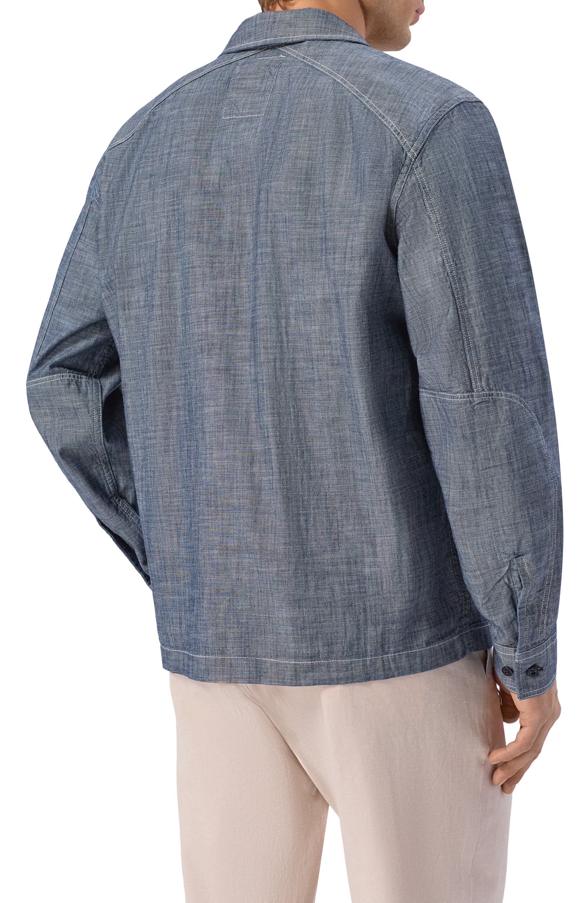 Хлопковая куртка-рубашка C.P. COMPANY, арт. 20CMSH195A/110065W, фото 4