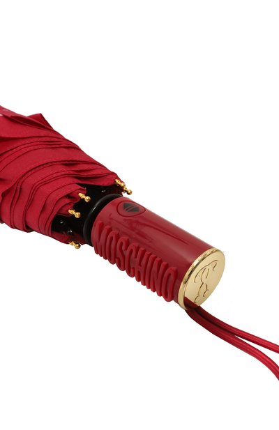 Складной зонт MOSCHINO красного цвета по цене 9295 руб., арт. 8983-0PENCL0SEC, фото 5 Складной зонт MOSCHINO, арт. 8983-0PENCL0SEC, фото 5