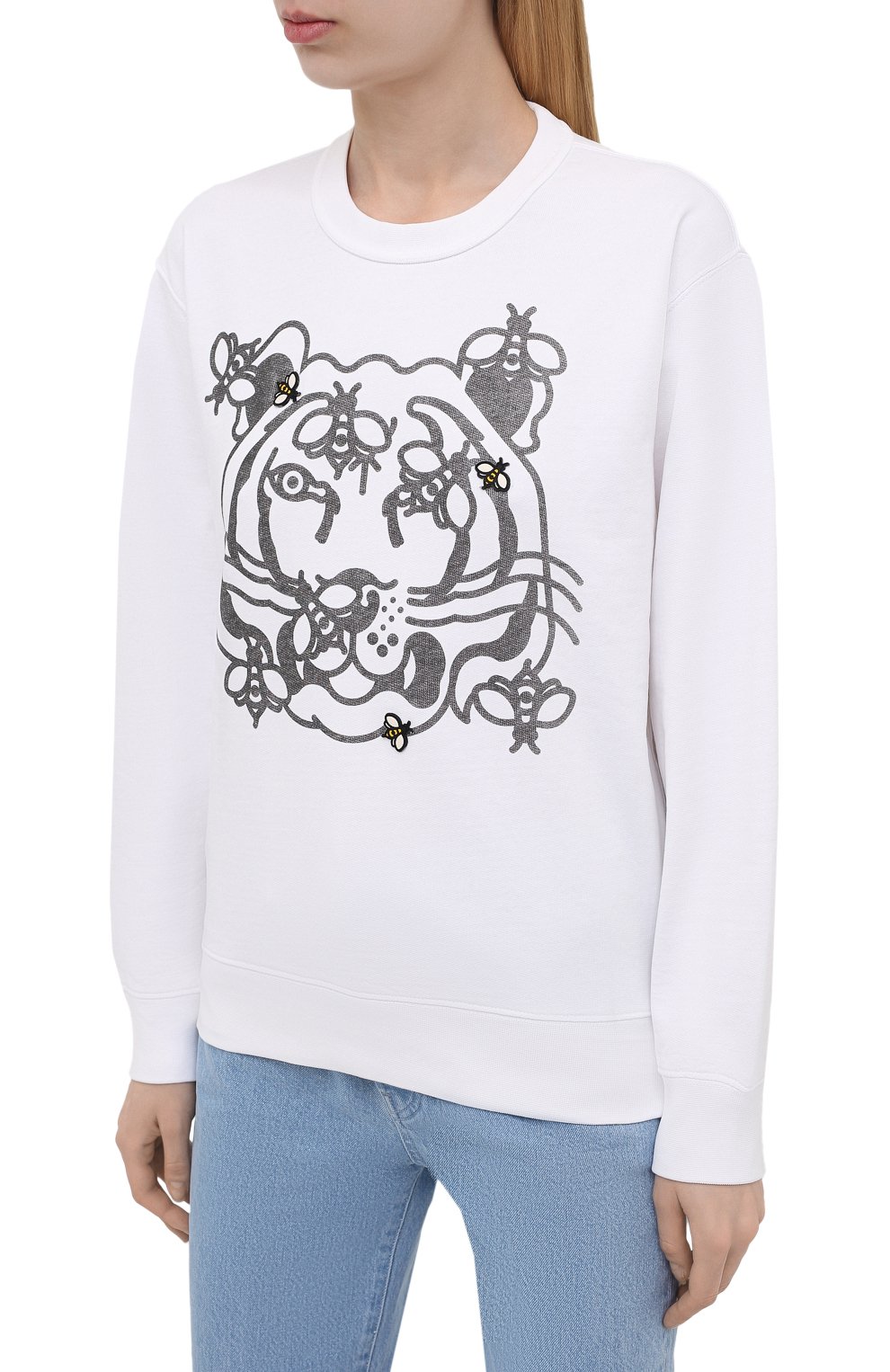 Хлопковый свитшот KENZO, арт. FB52SW8294M0, фото 3