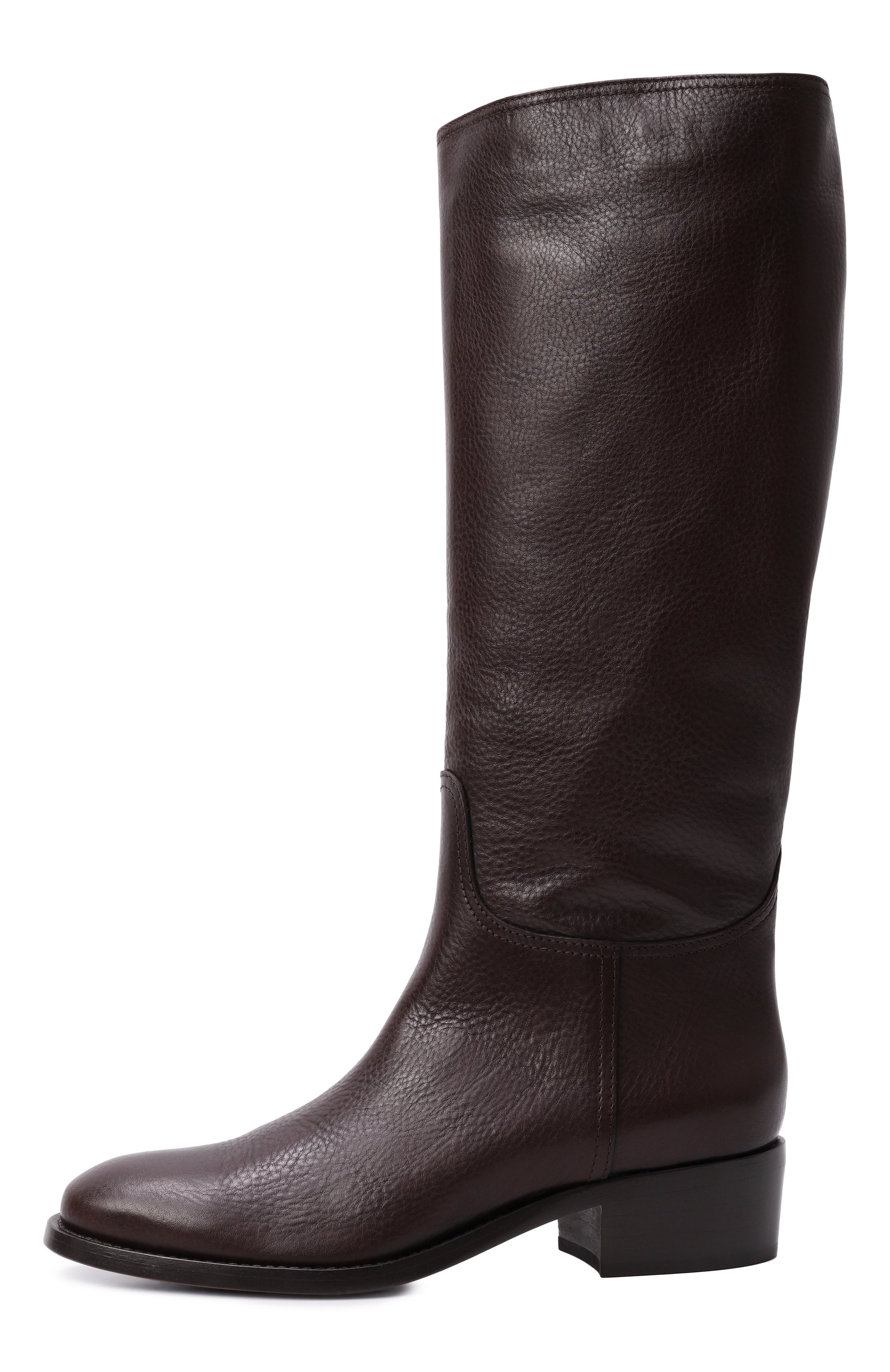 Кожаные сапоги georgia AGL темно-коричневого цвета по цене 65350 руб., арт. D777501PC/GAUCH, фото 4 Кожаные сапоги georgia AGL, арт. D777501PC/GAUCH, фото 4