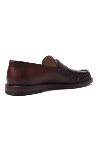 Кожаные пенни-лоферы PANTANETTI, арт. 18542F/FLUTH, фото 4