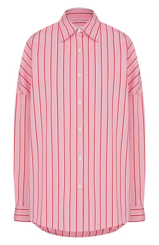 Хлопковая рубашка Dries Van Noten 010700/3064 Розовый 010700/3064