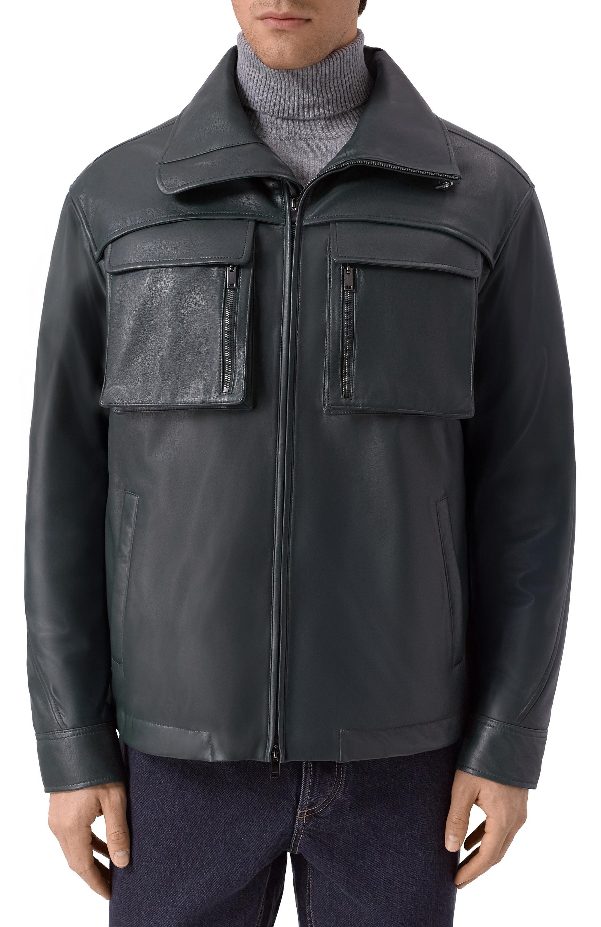 Кожаная куртка MVST, арт. M25.1PM.0011/BIG SIZE, фото 3