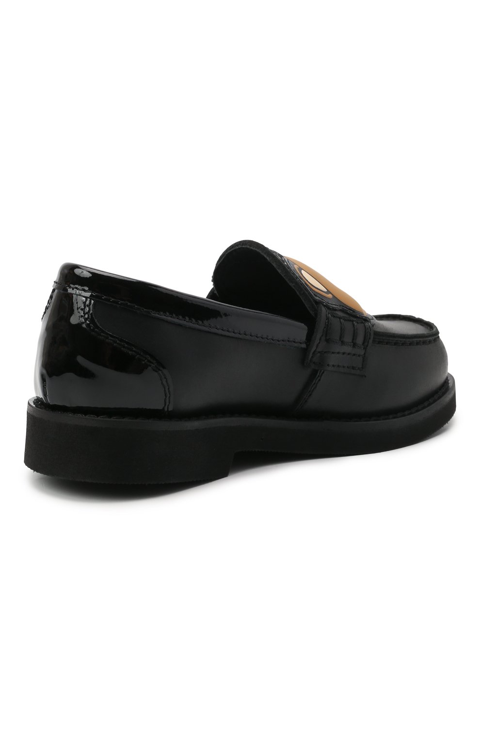 Кожаные лоферы MOSCHINO, арт. 68933/RUNNER/PIUMA/18-27, фото 3