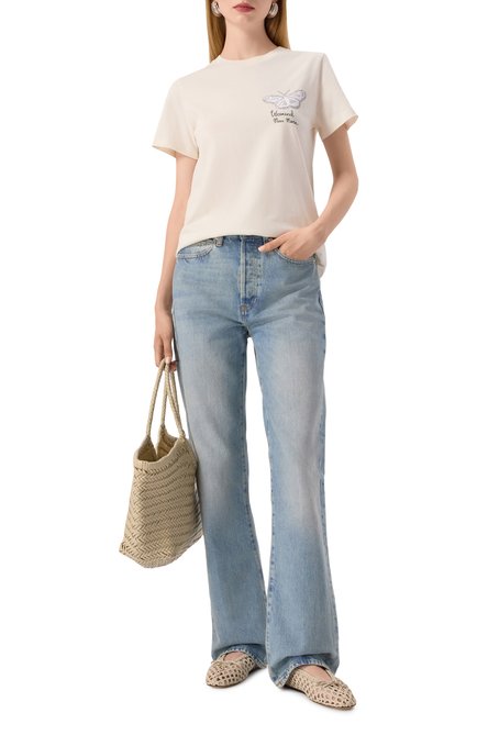 Женская хлопковая футболка WEEKEND MAX MARA, арт. GUGLIA