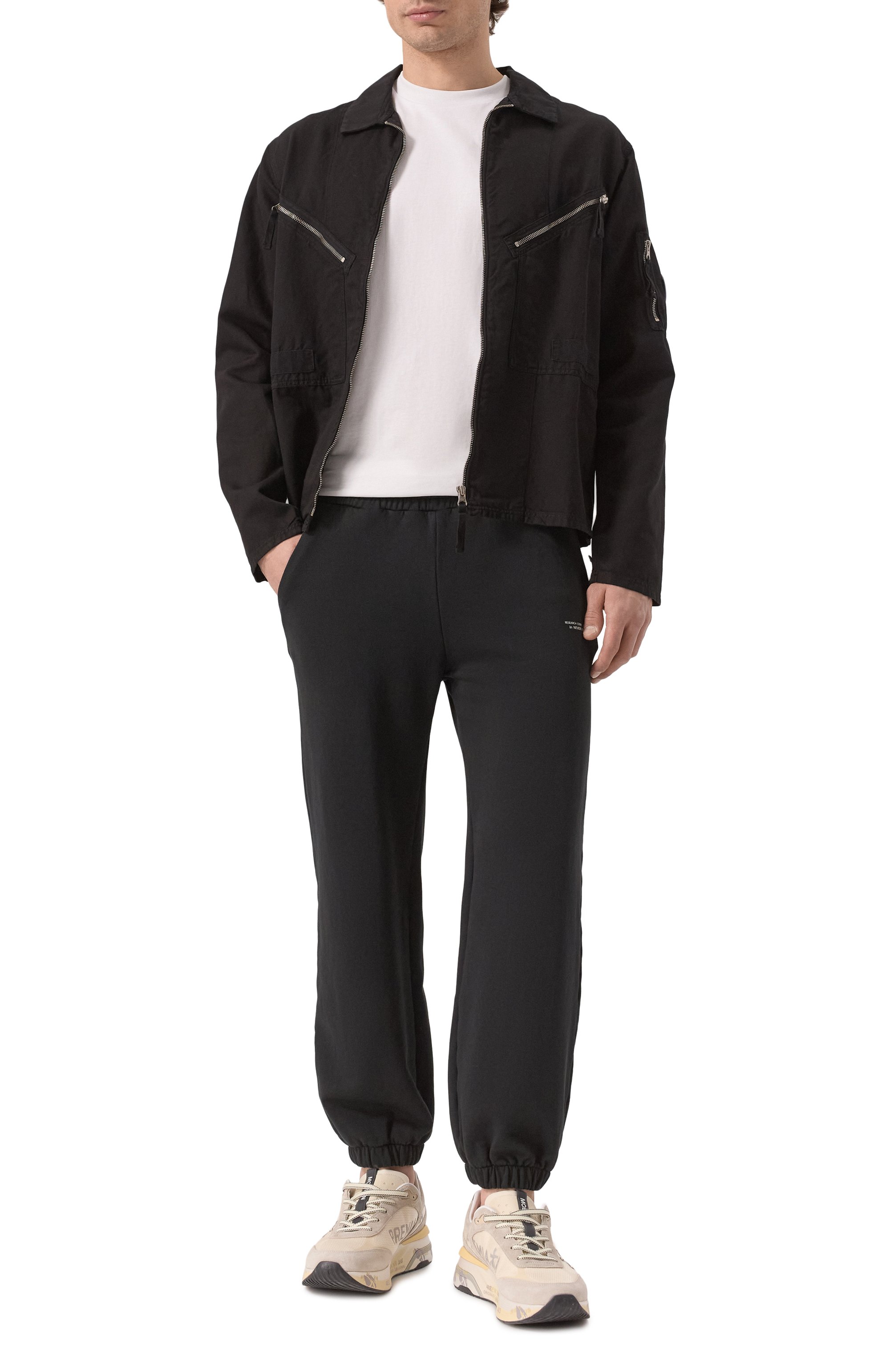 Куртка из хлопка и льна C.P. COMPANY черного цвета по цене 61550 руб., арт. 18CM0S103A006273G, фото 2 Куртка из хлопка и льна C.P. COMPANY, арт. 18CM0S103A006273G, фото 2