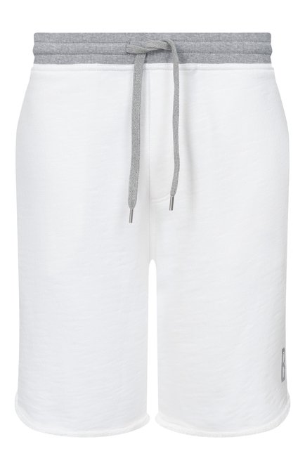 Мужские шорты из хлопка и льна BRUNELLO CUCINELLI, арт. MR8313375G