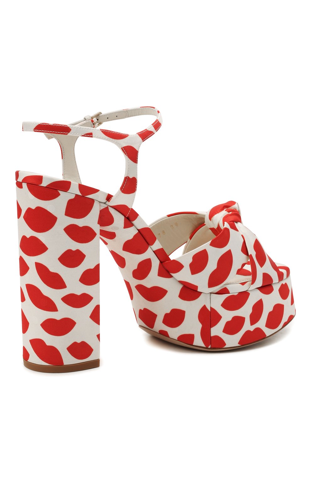 Текстильные босоножки bianca SAINT LAURENT, арт. 659476/2W000, фото 4