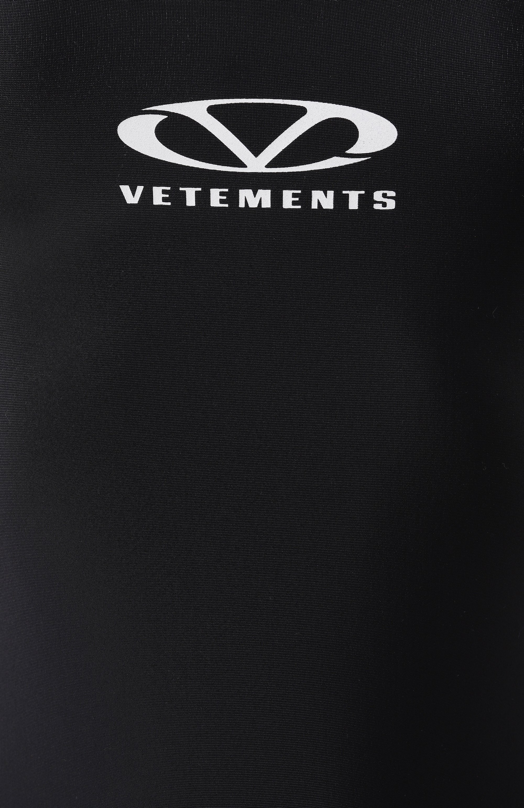 Слитный купальник VETEMENTS черного цвета по цене 74800 руб., арт. WA66SW100B, фото 4 Слитный купальник VETEMENTS, арт. WA66SW100B, фото 4