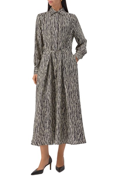 Шелковое платье KITON, арт. D58334K0586G06, фото 3