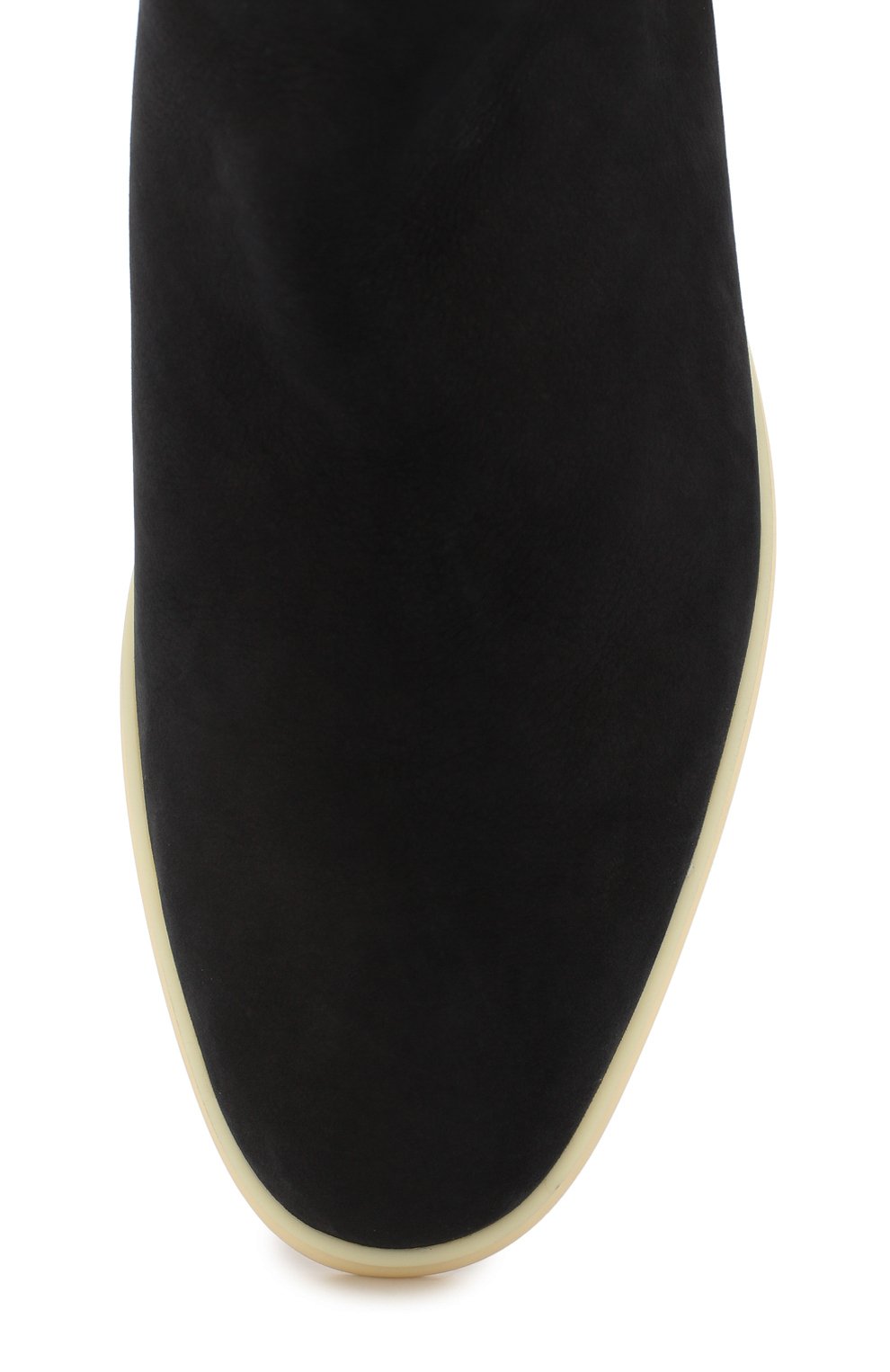 Сапоги из нубука на контрастной подошве LORO PIANA темно-серого цвета по цене 159000 руб., арт. FAG3617, фото 5 Сапоги из нубука на контрастной подошве LORO PIANA, арт. FAG3617, фото 5