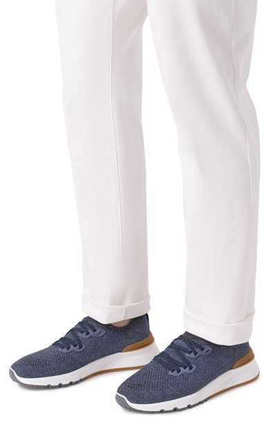 Текстильные кроссовки BRUNELLO CUCINELLI, арт. MZUKIS0250, фото 3