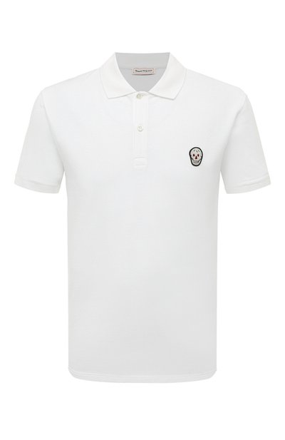 Хлопковое поло ALEXANDER MCQUEEN, арт. 622106/QRX339000, фото 1