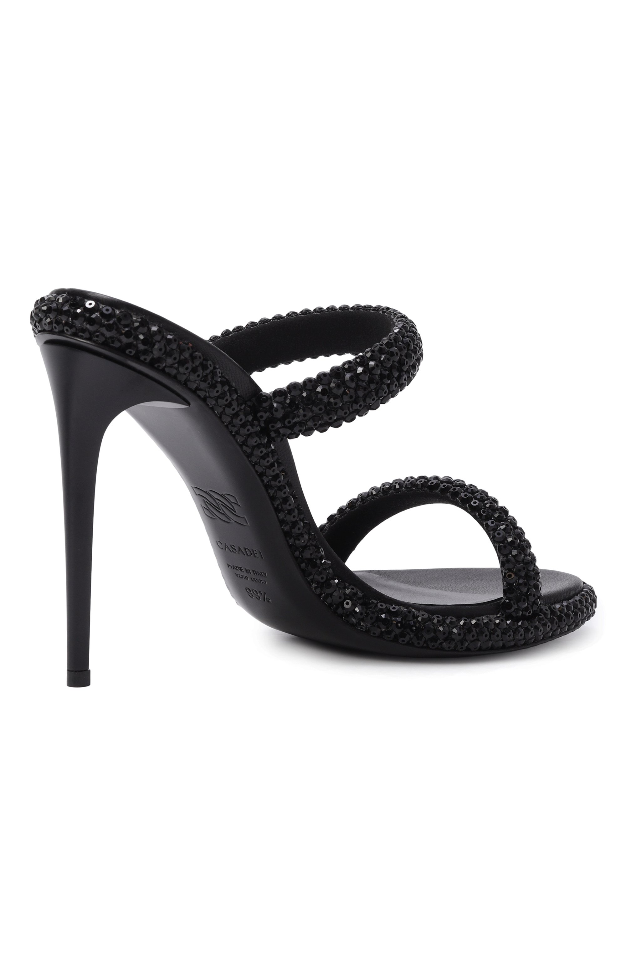 Текстильные мюли sirio 100 CASADEI, арт. 1M508B100H/C2958, фото 5