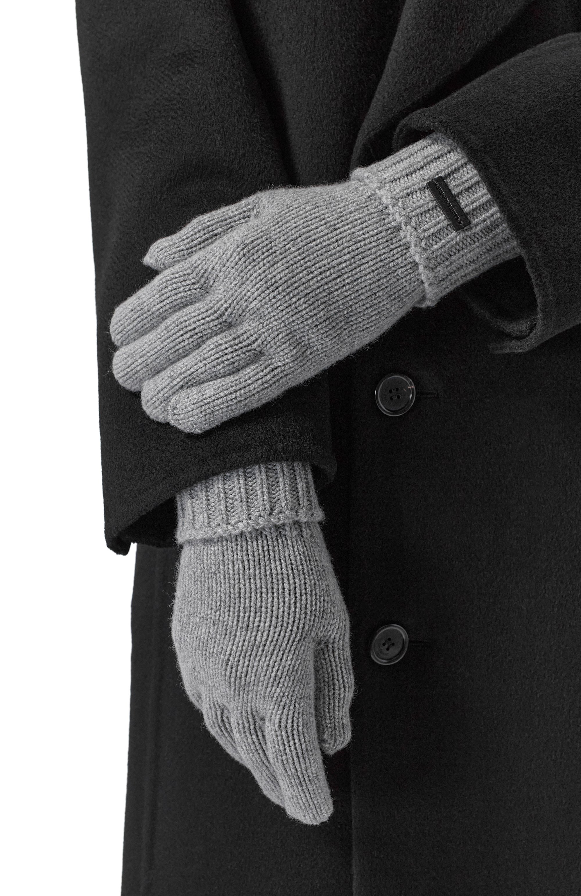 Кашемировые перчатки SAINT LAURENT, арт. 804951/3Y205, фото 2