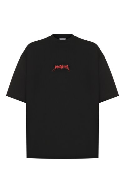 Женская хлопковая футболка VETEMENTS, арт. UH76TR600B/1000 LIGHT JERSEY