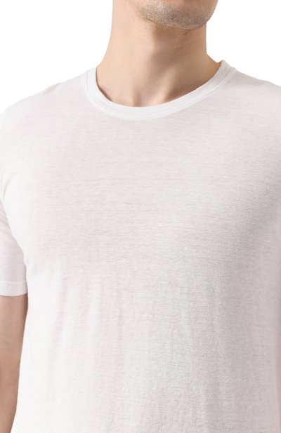 Футболка из хлопка и льна 120% LINO, арт. 32ALIM7186/G308/S01, фото 5