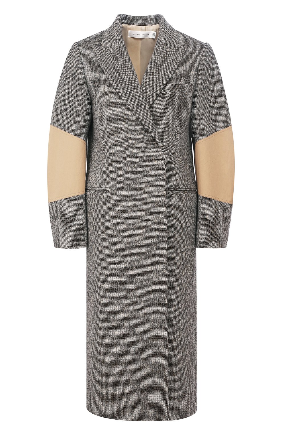 Шерстяное пальто VICTORIA BECKHAM серого цвета по цене 197000 руб., арт. CT STR 81006B, фото 1 Шерстяное пальто VICTORIA BECKHAM, арт. CT STR 81006B, фото 1