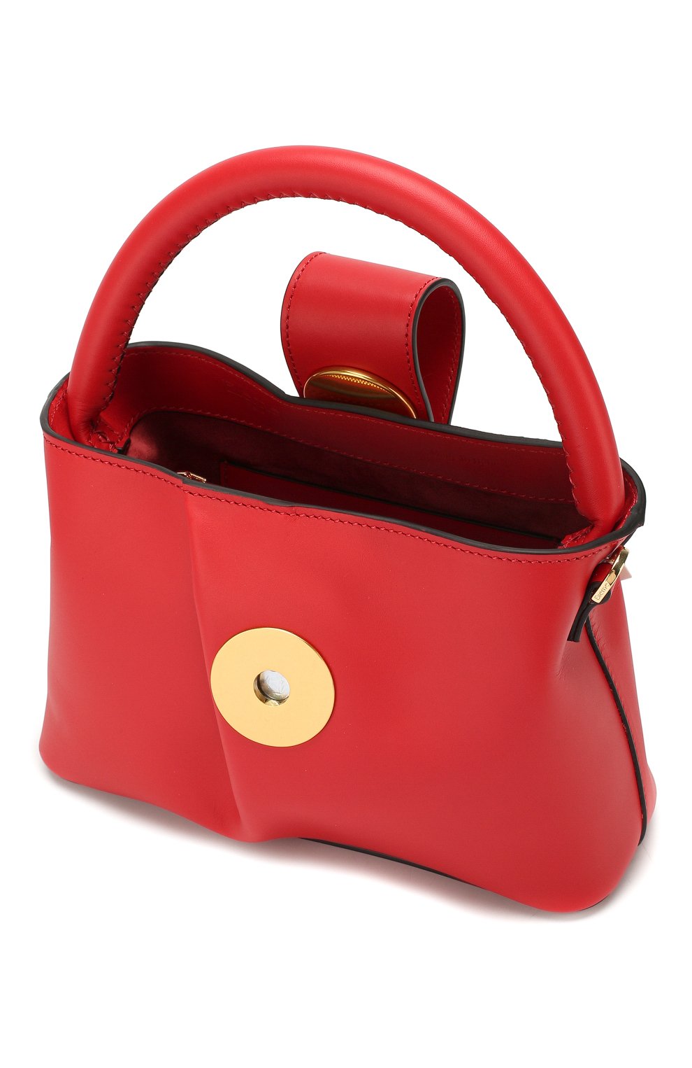 Сумка malette ELLEME красного цвета по цене 53150 руб., арт. MALETTE/C0W LEATHER, фото 4 Сумка malette ELLEME, арт. MALETTE/C0W LEATHER, фото 4