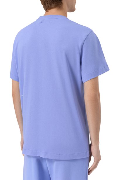 Хлопковая футболка PANGAIA сиреневого цвета по цене 8775 руб., арт. 10000287, фото 4 Хлопковая футболка PANGAIA, арт. 10000287, фото 4