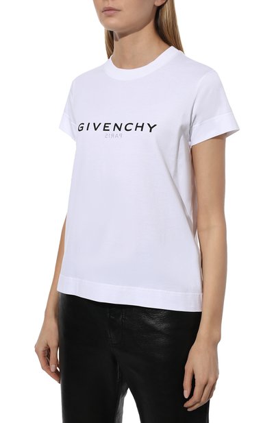 Хлопковая футболка GIVENCHY, арт. BW707Y3Z6P, фото 3