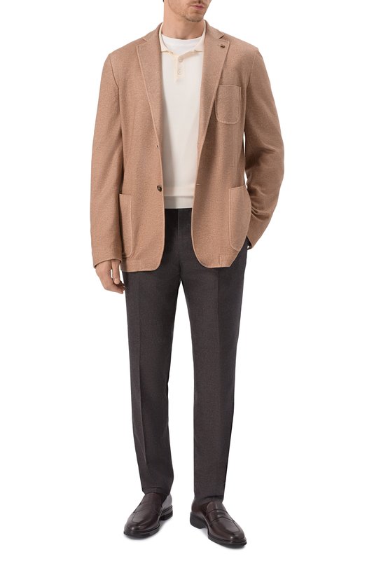 Шерстяные брюки Berwich GL0BE/FA1224X Коричневый  GL0BE/FA1224X Фото 2