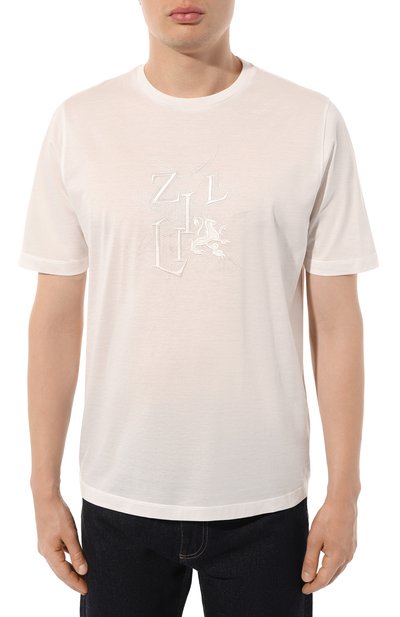 Хлопковая футболка ZILLI, арт. TSR001M0110VFW000, фото 3