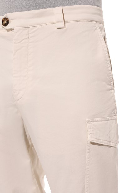 Хлопковые брюки-карго BRUNELLO CUCINELLI, арт. M289LE1890, фото 5