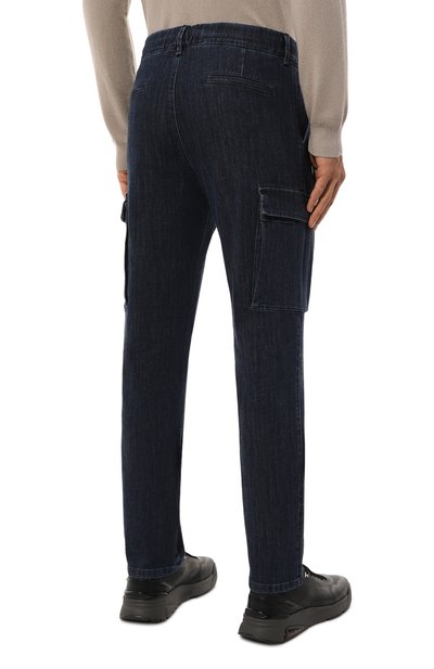 Джинсы hybrid fit ZILLI синего цвета по цене 126500 руб., арт. CP614CM0455VZL000, фото 4 Джинсы hybrid fit ZILLI, арт. CP614CM0455VZL000, фото 4