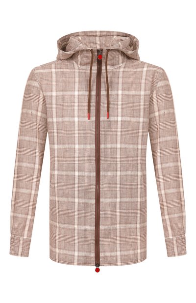 Мужской льняная толстовка KITON, арт. UMC010H096380