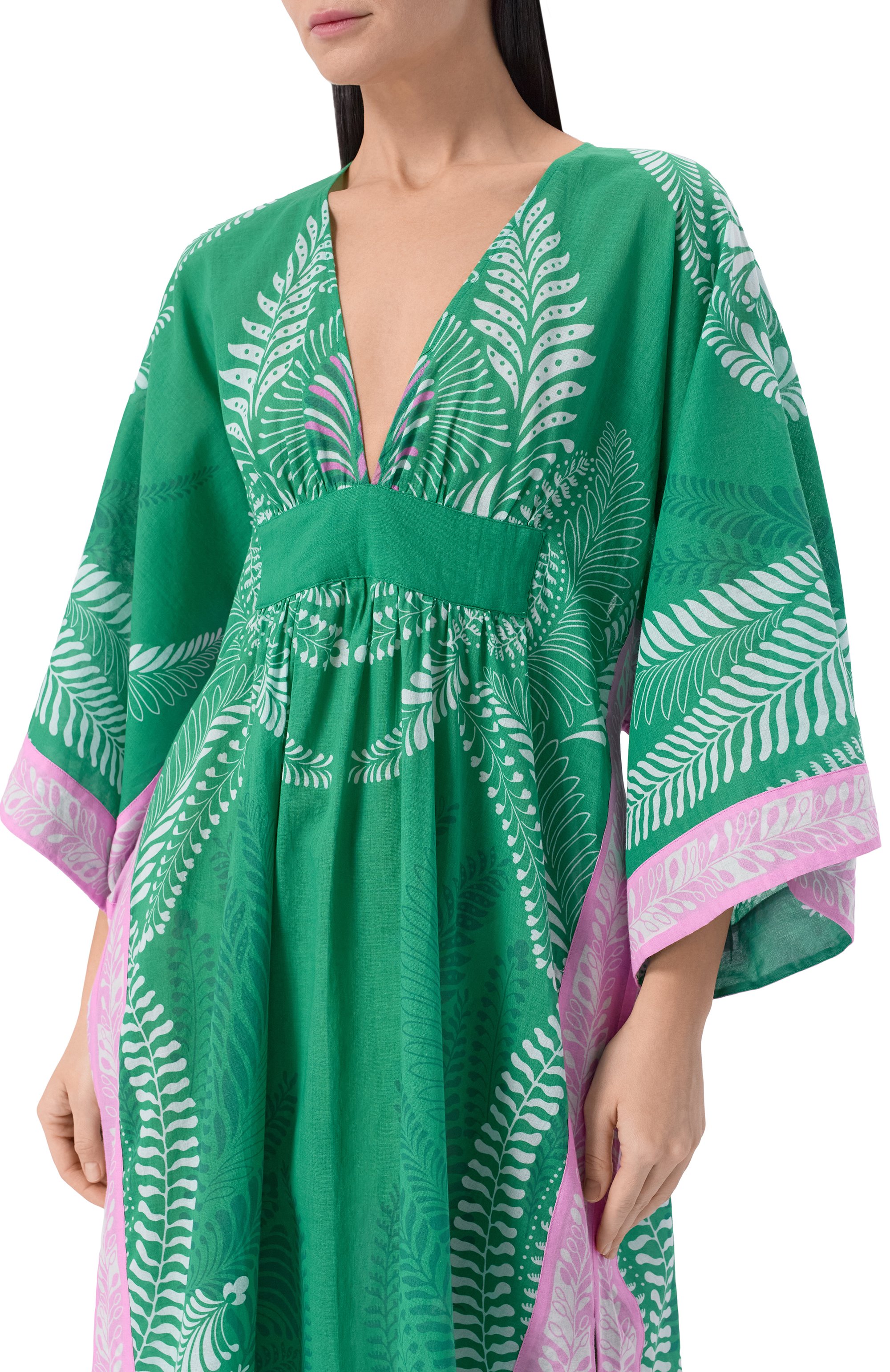 Хлопковая туника POUPETTE ST BARTH, арт. WS0R269CM0LG, фото 4