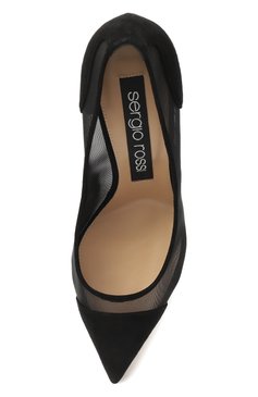 Комбинированные туфли godiva SERGIO ROSSI, арт. A89580-MAFM46_A89580-MFI302, фото 4