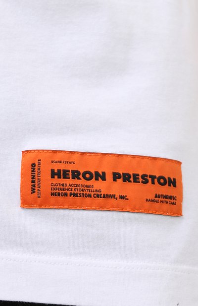 Хлопковая футболка HERON PRESTON, арт. HWAA021E20JER0020110, фото 5