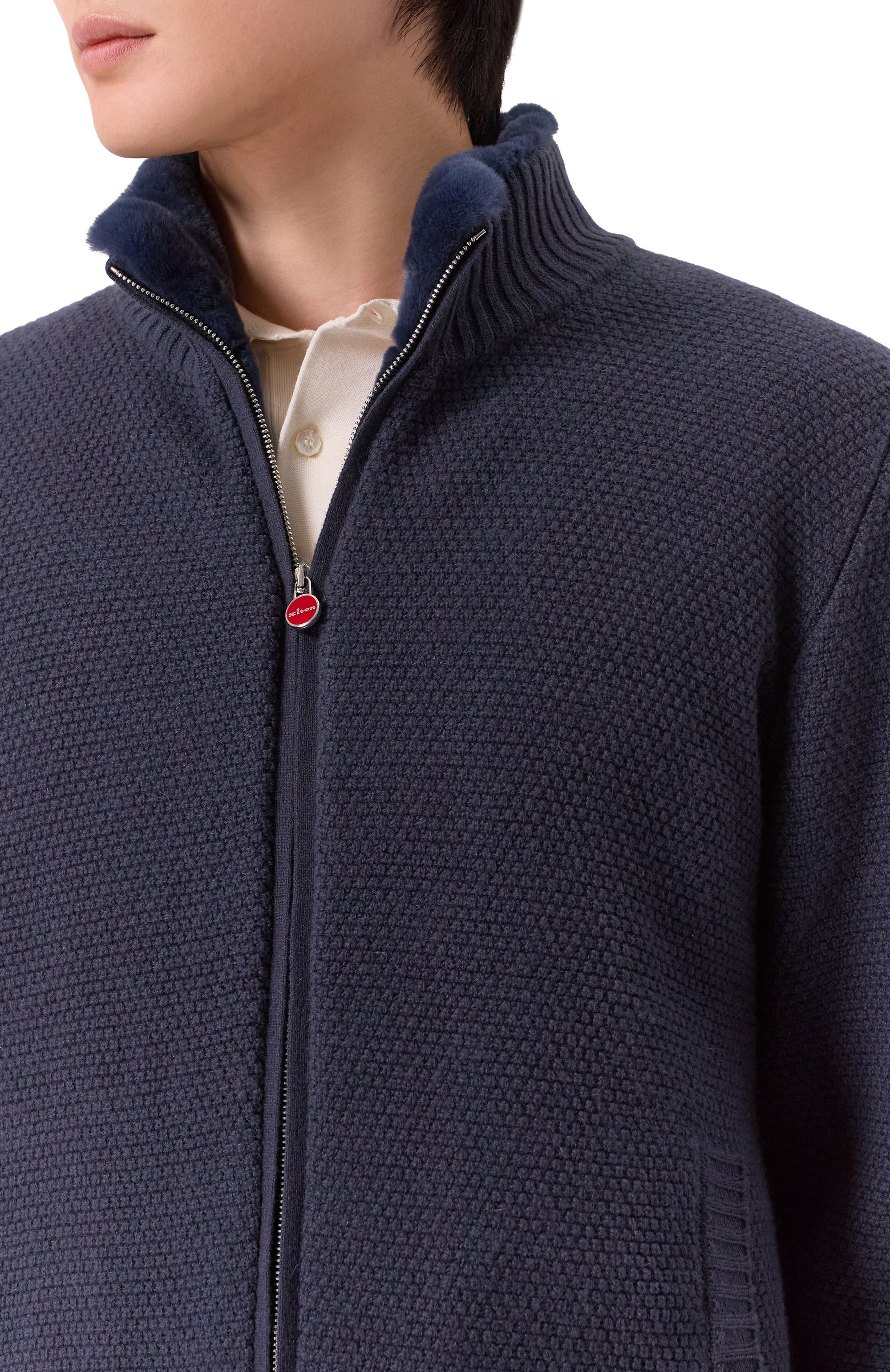 Кашемировый кардиган с подкладкой из норки KITON, арт. UMK0832K326, фото 5