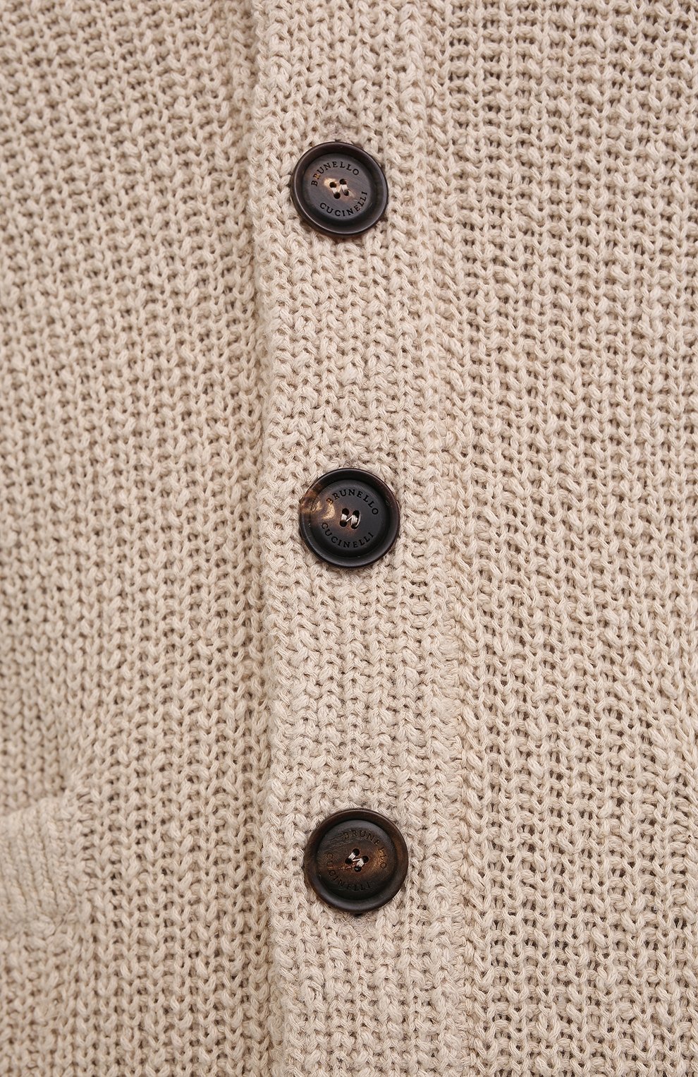 Кардиган из хлопка и льна BRUNELLO CUCINELLI, арт. M2Y501816, фото 5